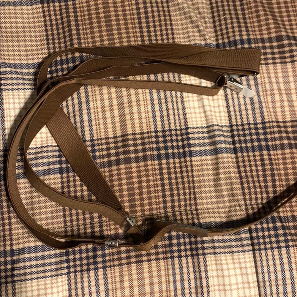 Light brown suspenders